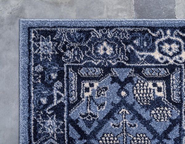 Horizon Collection Area Rug -  Aurora Runner Blue  lifestyle 39