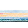 Lagoon Luxe Collection Area Rug -  Dockside Round Blue  lifestyle 24
