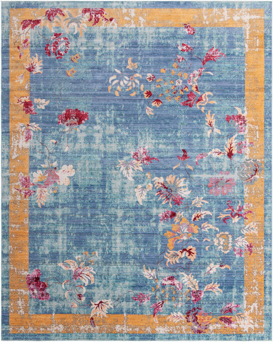 Lagoon Luxe Collection Area Rug -  Dockside Rectangle Blue Main