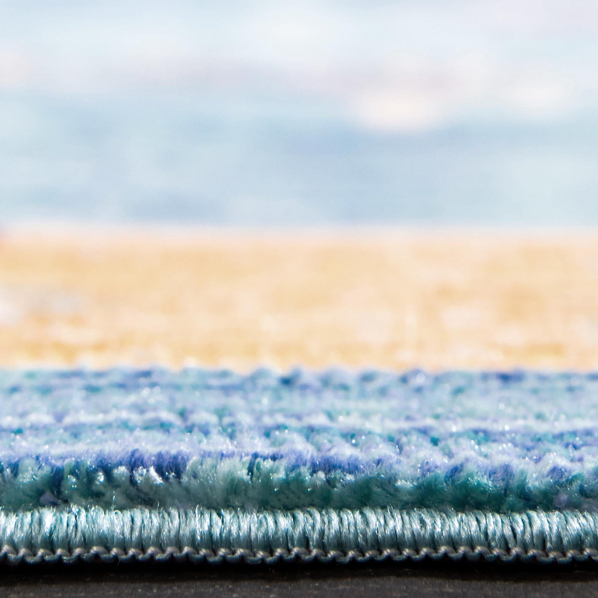 Lagoon Luxe Collection Area Rug -  Dockside Rectangle Blue  lifestyle 5