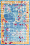 Lagoon Luxe Collection Area Rug -  Dockside Rectangle Blue  lifestyle 2