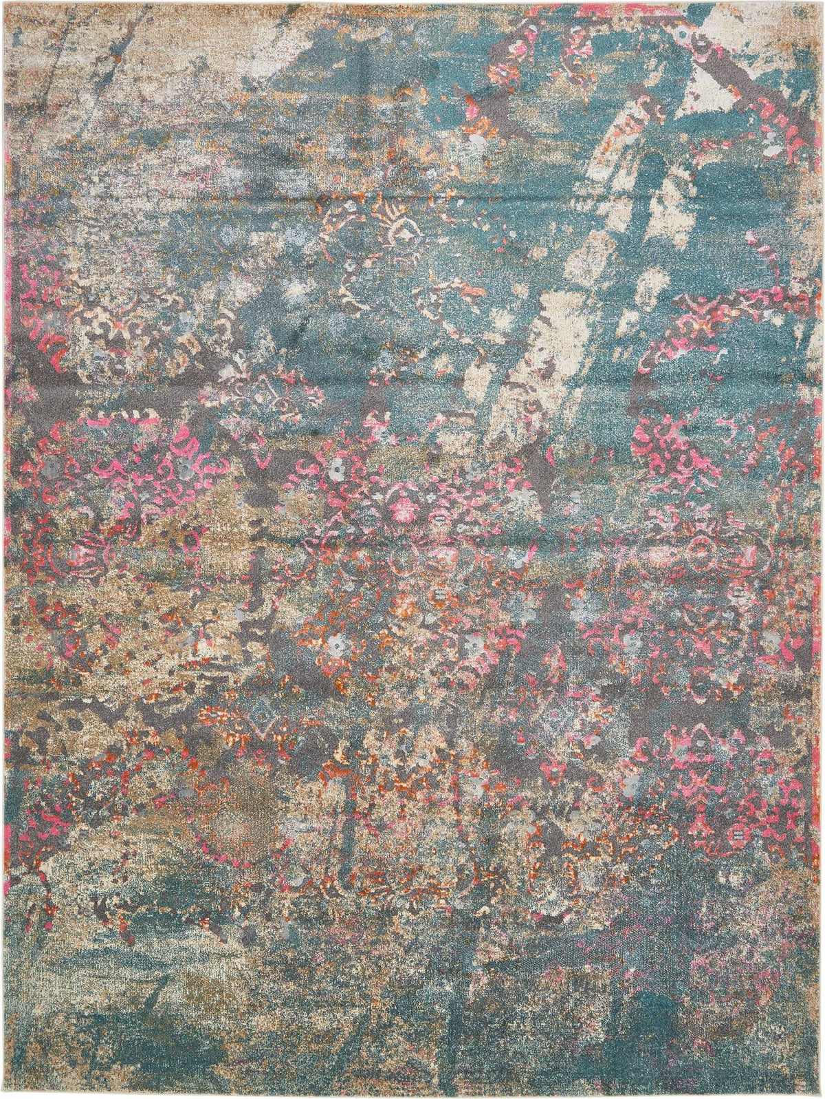 Serenade Oasis Collection Area Rug -  Bliss Rectangle Blue Main