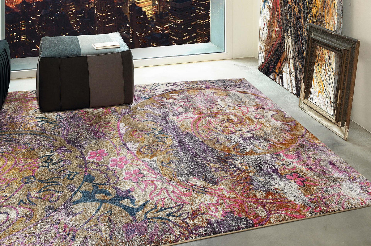 Serenade Oasis Collection Area Rug -  Euphoria Rectangle Dark Beige  lifestyle 3