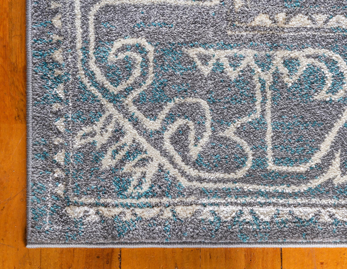 Serenade Oasis Collection Area Rug -  Utopia Runner Gray  lifestyle 90
