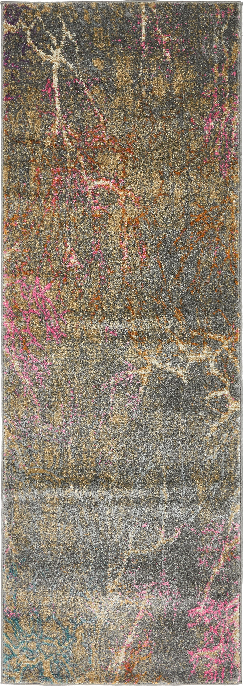 Serenade Oasis Collection Area Rug -  Oasis Runner Gray  lifestyle 19