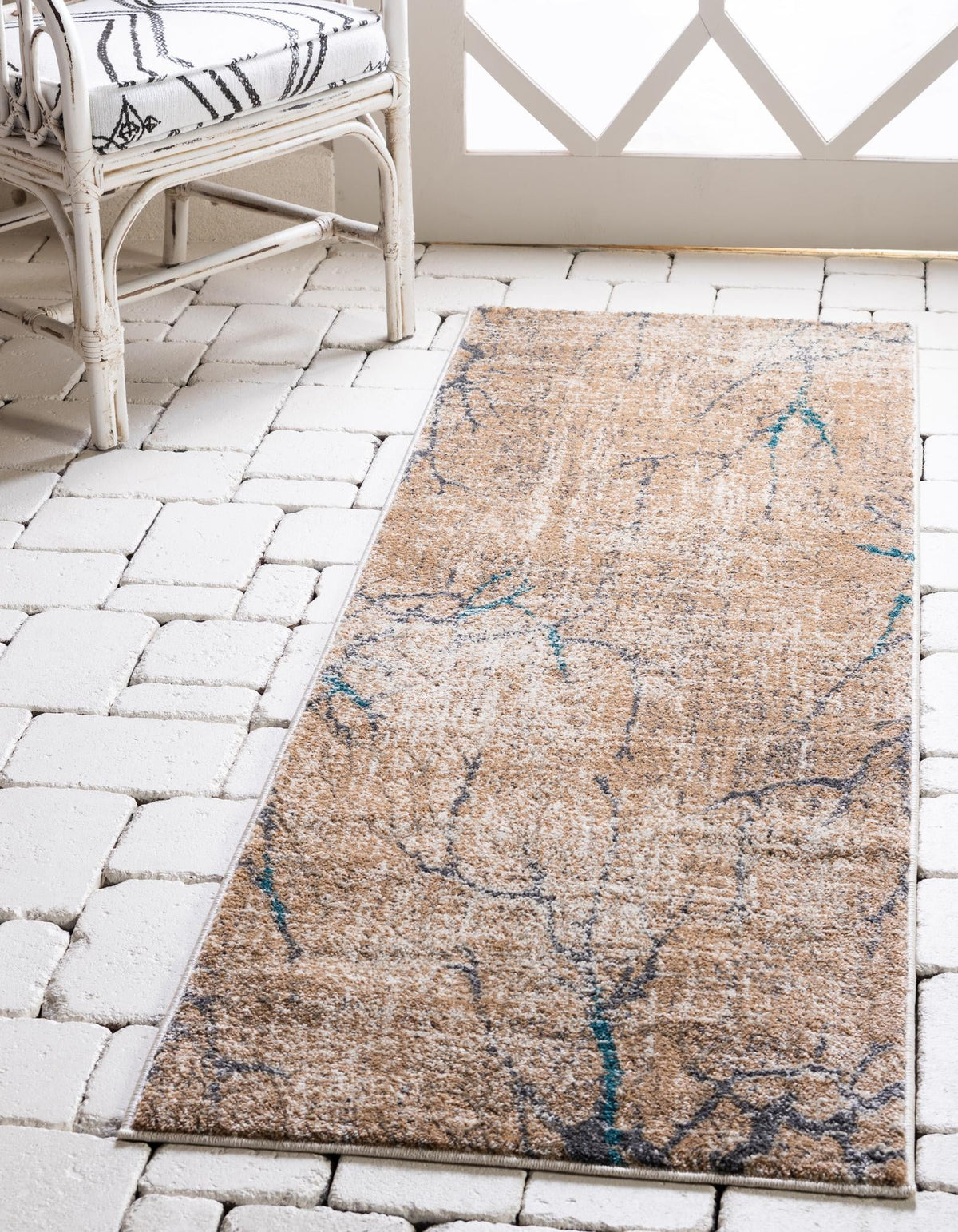 Serenade Oasis Collection Area Rug -  Oasis Runner Light Brown  lifestyle 26