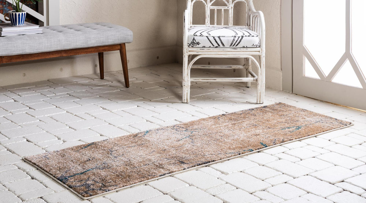Serenade Oasis Collection Area Rug -  Oasis Runner Light Brown  lifestyle 31