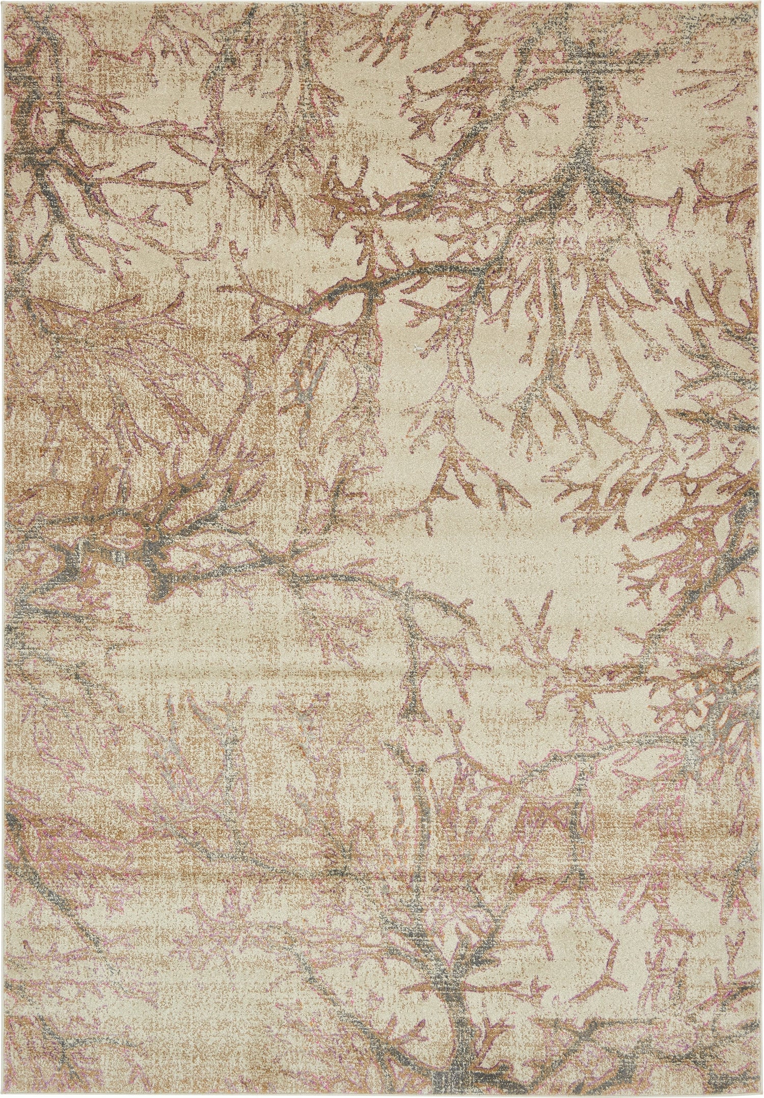 Global Tapestry Collection Area Rug -  Zenith Rectangle Dark Beige Main