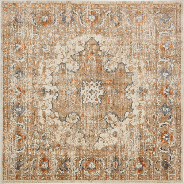 Serenade Oasis Collection Area Rug -  El Dorado Square Beige  lifestyle 10