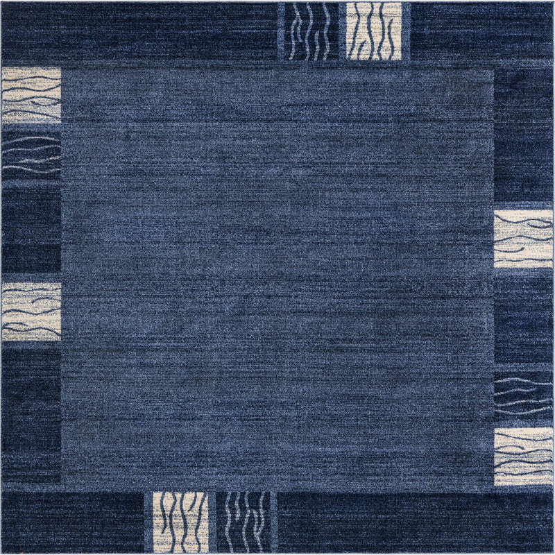 Studio Haven Collection Area Rug - Atelier Square Light Blue  lifestyle 93