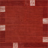 Studio Haven Collection Area Rug - Atelier Square Terracotta  lifestyle 101