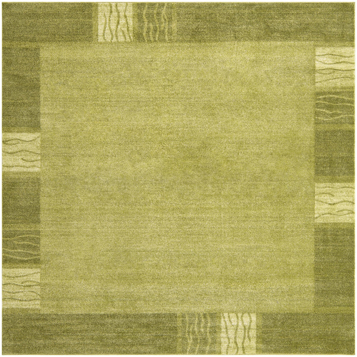 Studio Haven Collection Area Rug - Atelier Square Light Green  lifestyle 98