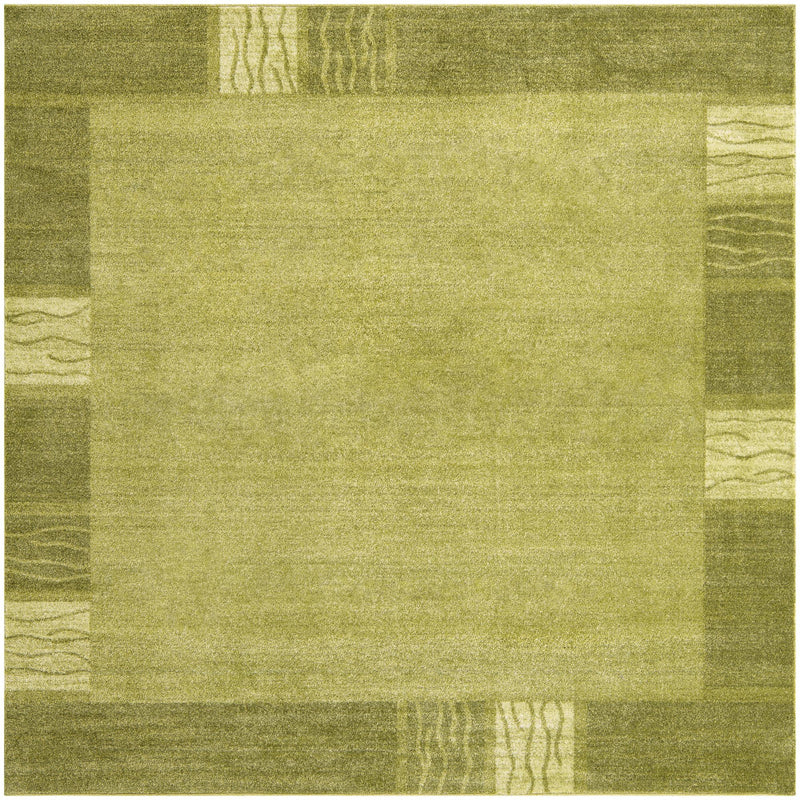 Studio Haven Collection Area Rug - Atelier Square Light Green  lifestyle 98