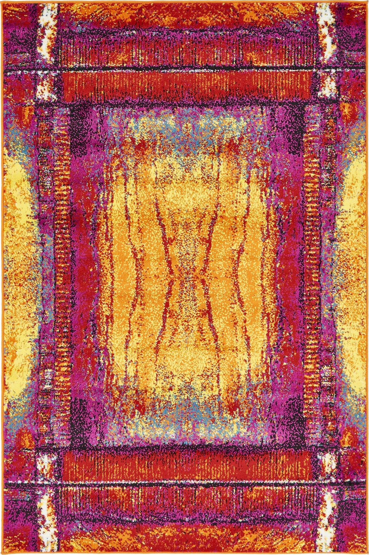 Urban Oasis Collection Area Rug -  Bushwick Rectangle Yellow Main