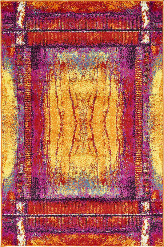 Urban Oasis Collection Area Rug -  Bushwick Rectangle Yellow Main