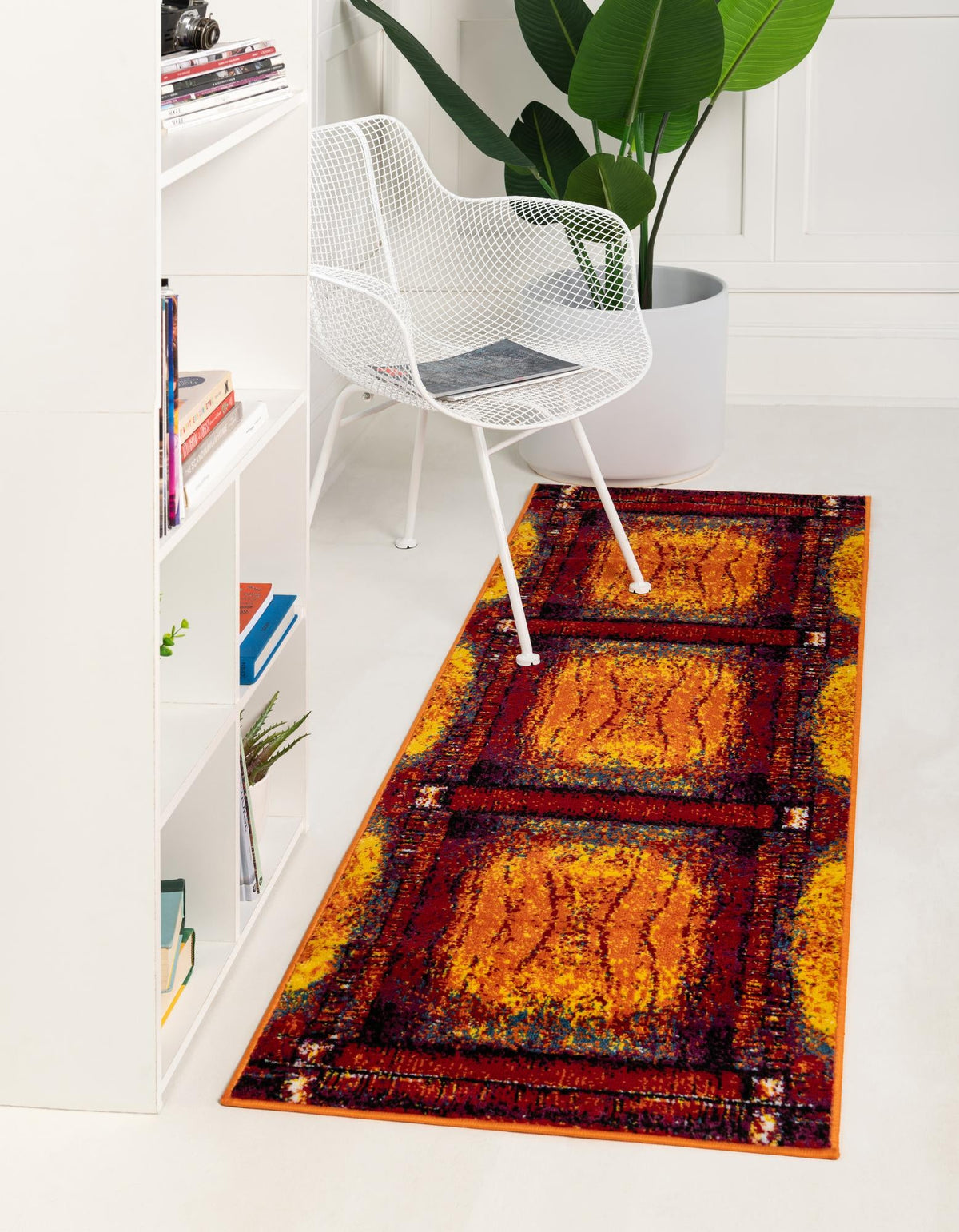 Urban Oasis Collection Area Rug -  Bushwick Runner Yellow  lifestyle 7