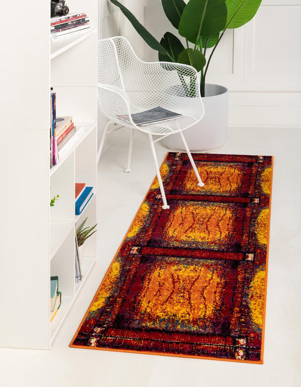 Urban Oasis Collection Area Rug -  Bushwick Runner Yellow  lifestyle 7