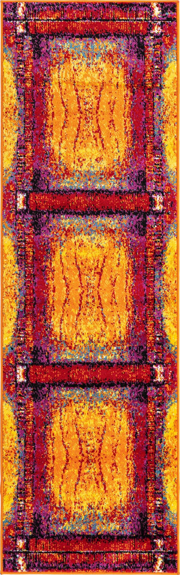 Urban Oasis Collection Area Rug -  Bushwick Runner Yellow  lifestyle 6