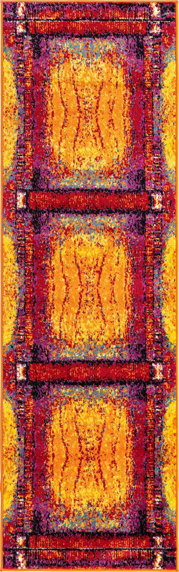 Urban Oasis Collection Area Rug -  Bushwick Runner Yellow  lifestyle 6