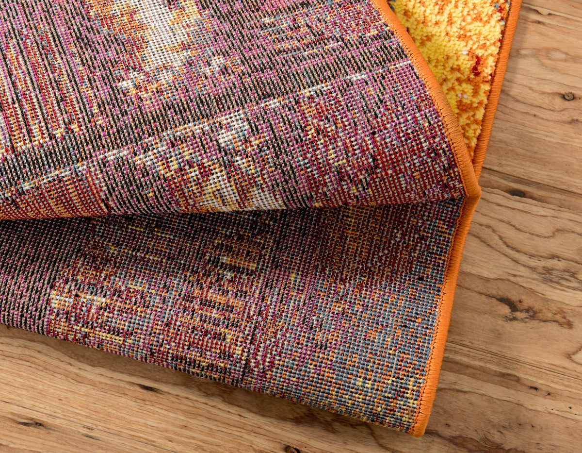 Urban Oasis Collection Area Rug -  Bushwick Rectangle Yellow  lifestyle 5