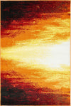 Urban Oasis Collection Area Rug -  Sunset Rectangle Orange Main