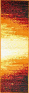 Urban Oasis Collection Area Rug -  Sunset Runner Orange  lifestyle 15