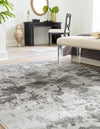 Urban Oasis Collection Area Rug -  Greenwich Rectangle Light Gray  lifestyle 3