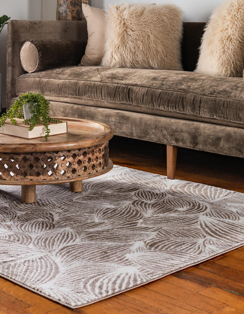 Urban Oasis Collection Area Rug -  Seaport Rectangle Beige  lifestyle 3