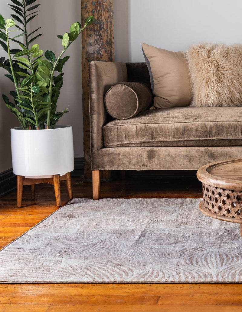 Urban Oasis Collection Area Rug -  Seaport Rectangle Beige  lifestyle 4