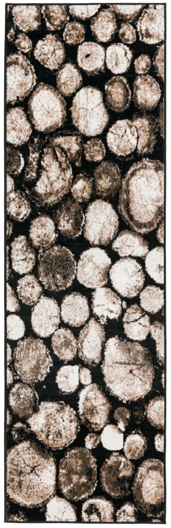 Urban Oasis Collection Area Rug -  Ridgewood Runner Black  lifestyle 6