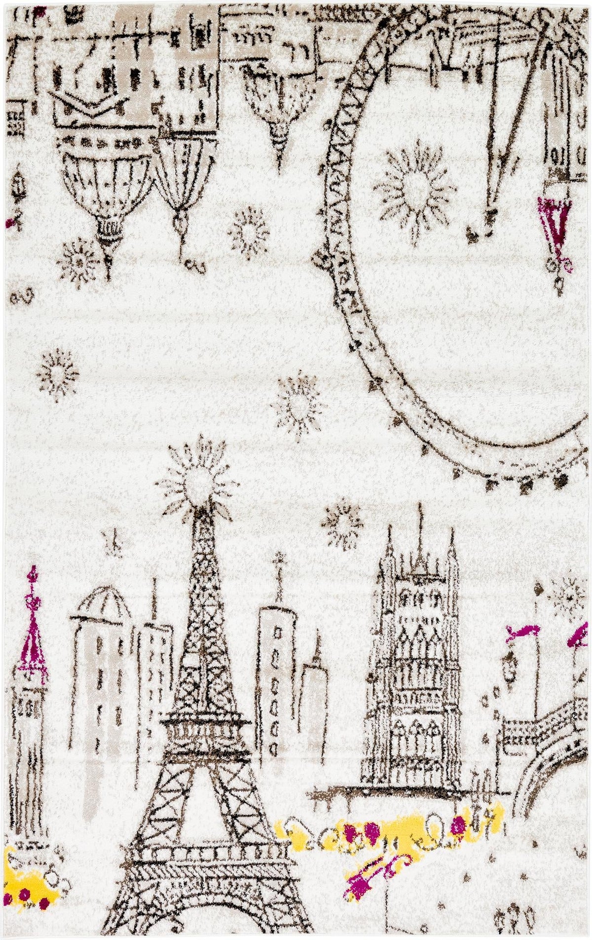 Urban Oasis Collection Area Rug -  Fortgreen Rectangle Beige Main