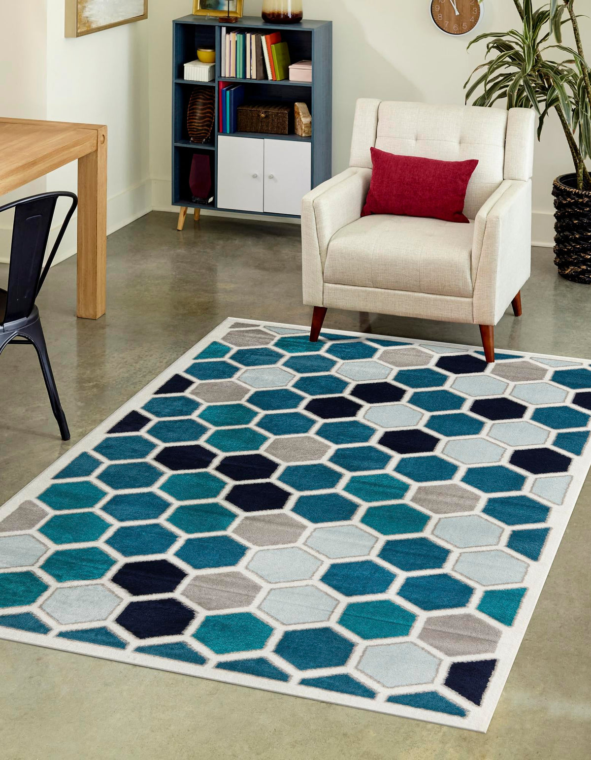 Urban Oasis Collection Area Rug - Soho Rectangle Cream  lifestyle 2