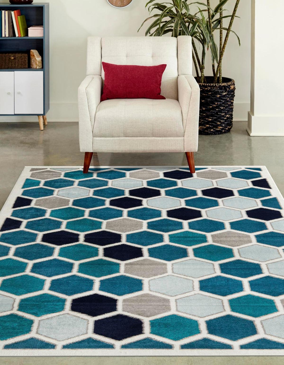 Urban Oasis Collection Area Rug - Soho Rectangle Cream  lifestyle 3
