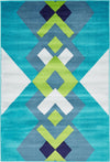 Urban Oasis Collection Area Rug -  Chelsea Rectangle Turquoise Main