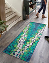 Urban Oasis Collection Area Rug -  Tribeca Runner Light Green  lifestyle 17