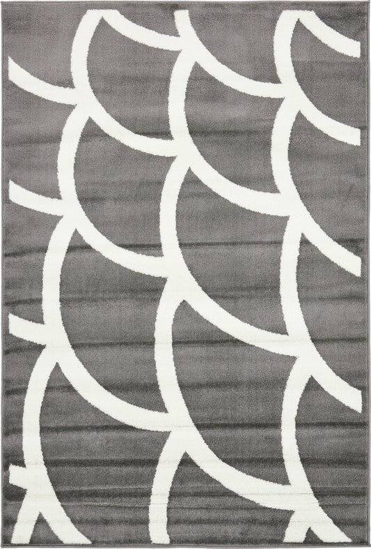 Urban Oasis Collection Area Rug -  Uptown Rectangle Gray Main