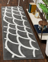 Urban Oasis Collection Area Rug -  Uptown Runner Gray  lifestyle 7