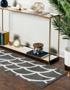 Urban Oasis Collection Area Rug -  Uptown Runner Gray  lifestyle 8