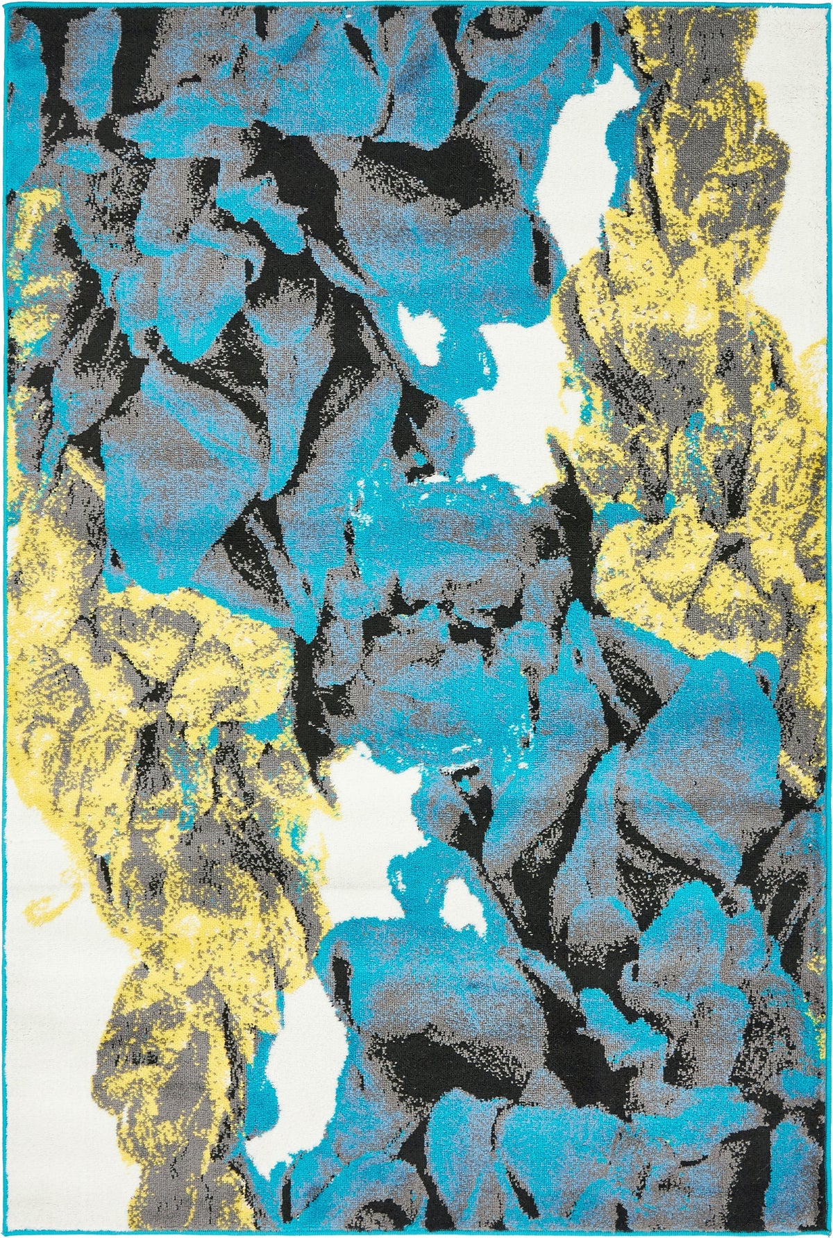 Urban Oasis Collection Area Rug -  Battery Rectangle Turquoise Main