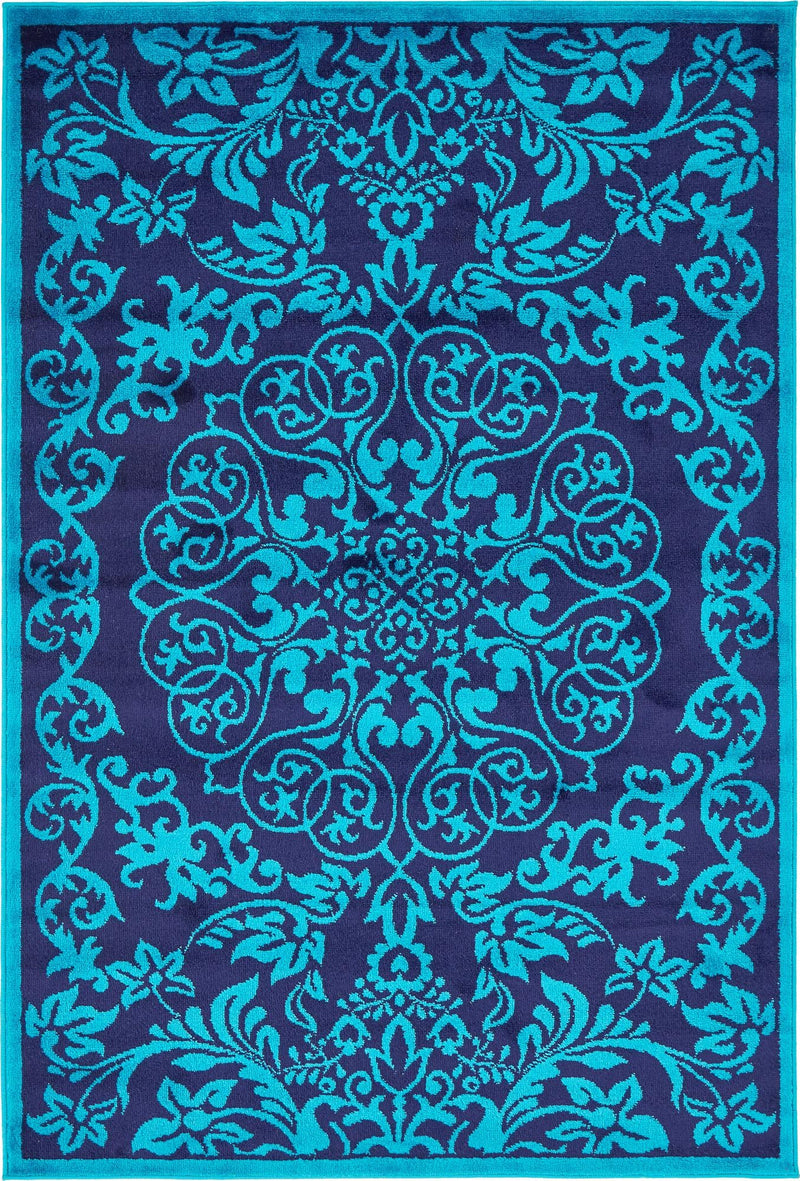 Urban Oasis Collection Area Rug -  Kensington Rectangle Turquoise Main