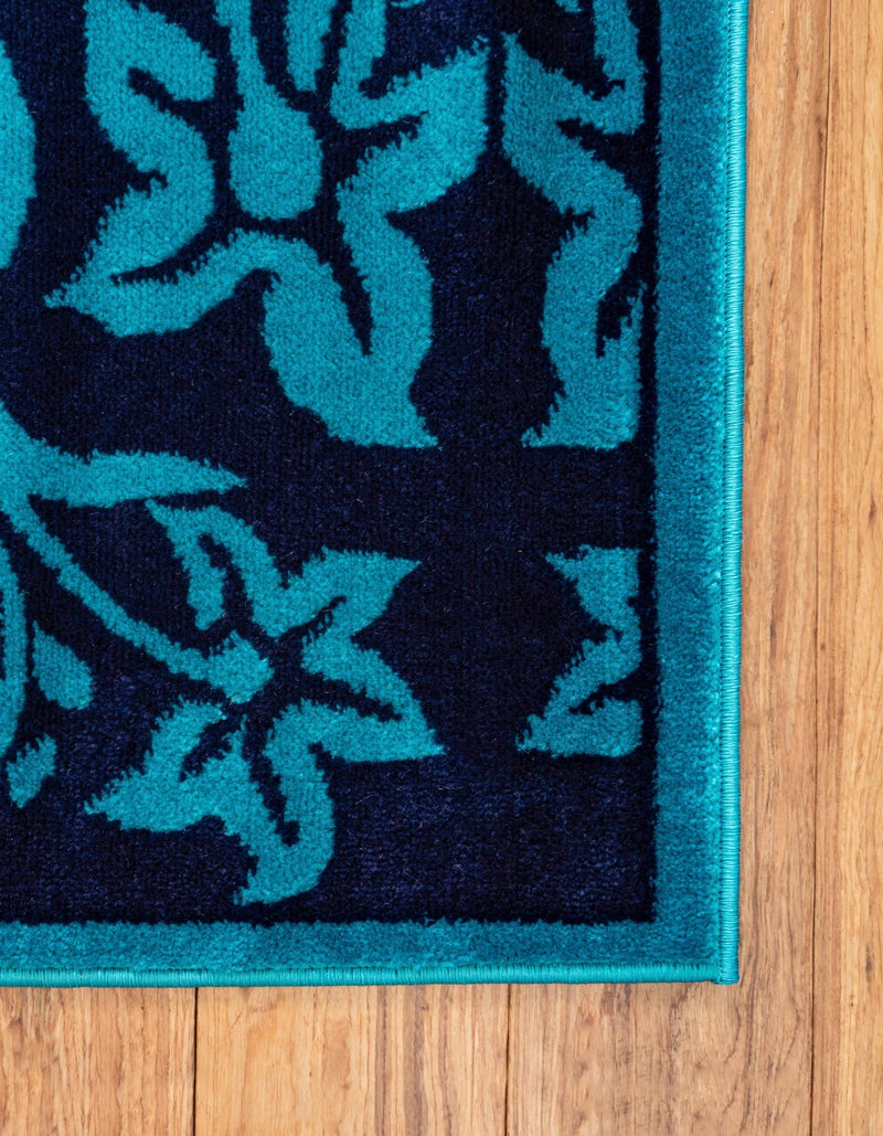 Urban Oasis Collection Area Rug -  Kensington Rectangle Turquoise  lifestyle 9