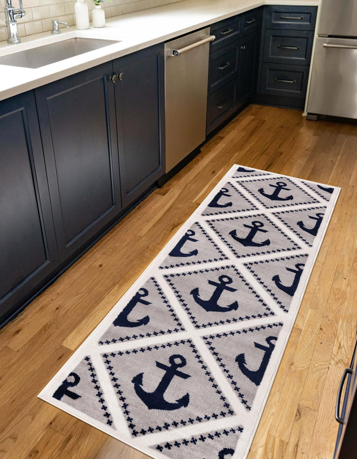 Urban Oasis Collection Area Rug -  Astoria Runner Gray  lifestyle 12