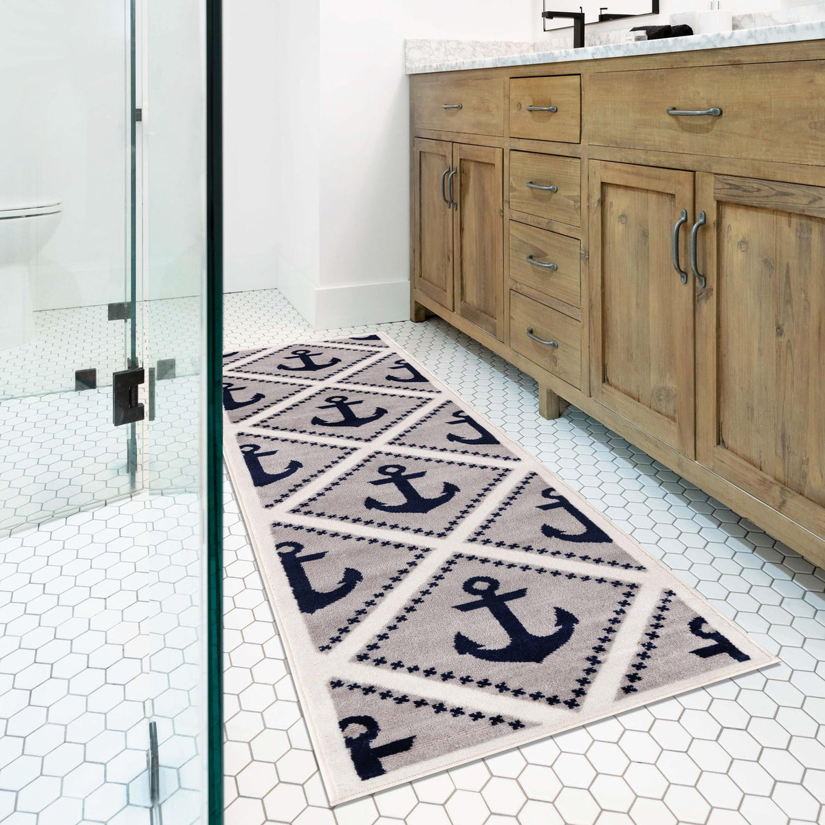 Urban Oasis Collection Area Rug -  Astoria Runner Gray  lifestyle 49
