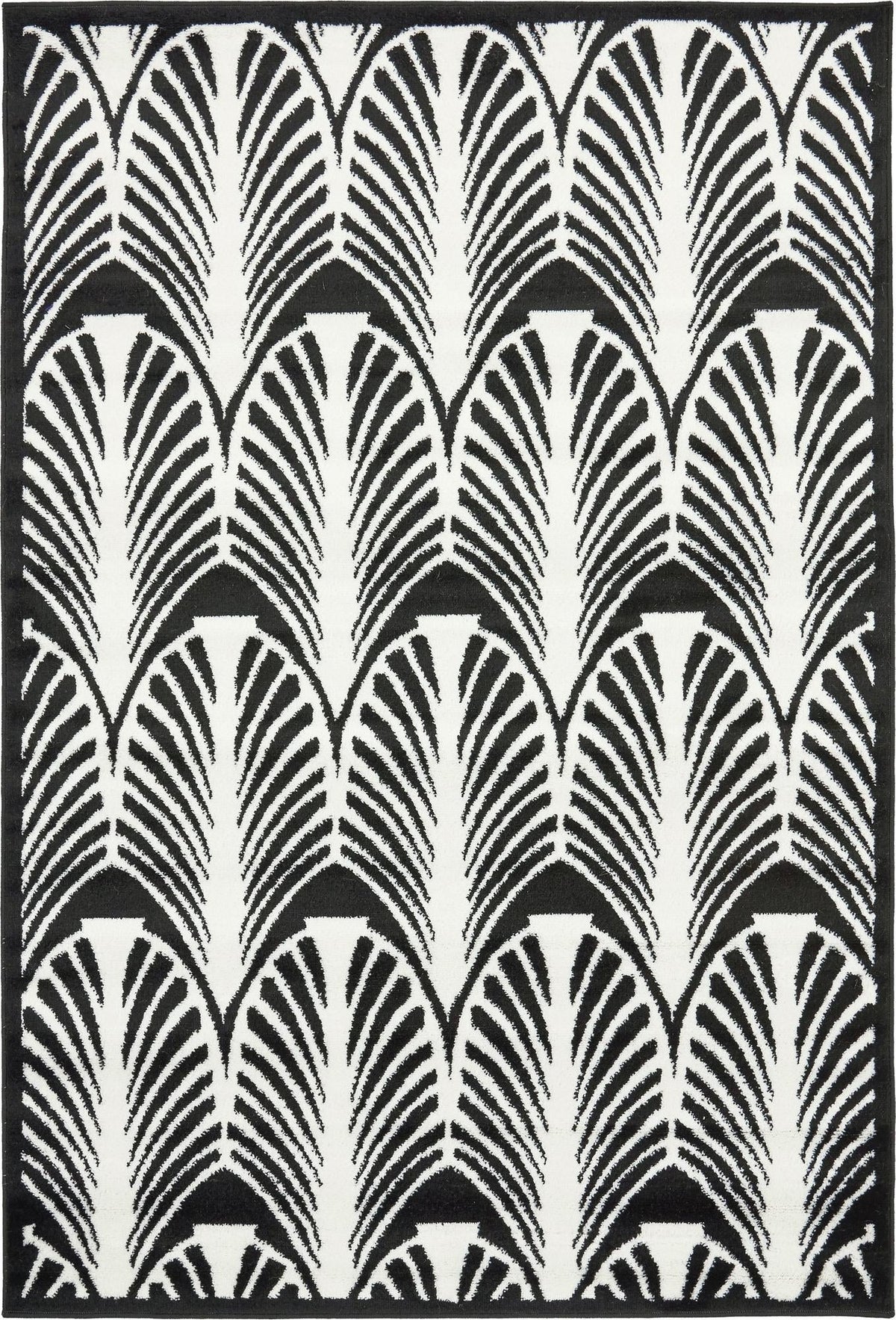 Urban Oasis Collection Area Rug -  Bronx Rectangle Black Main