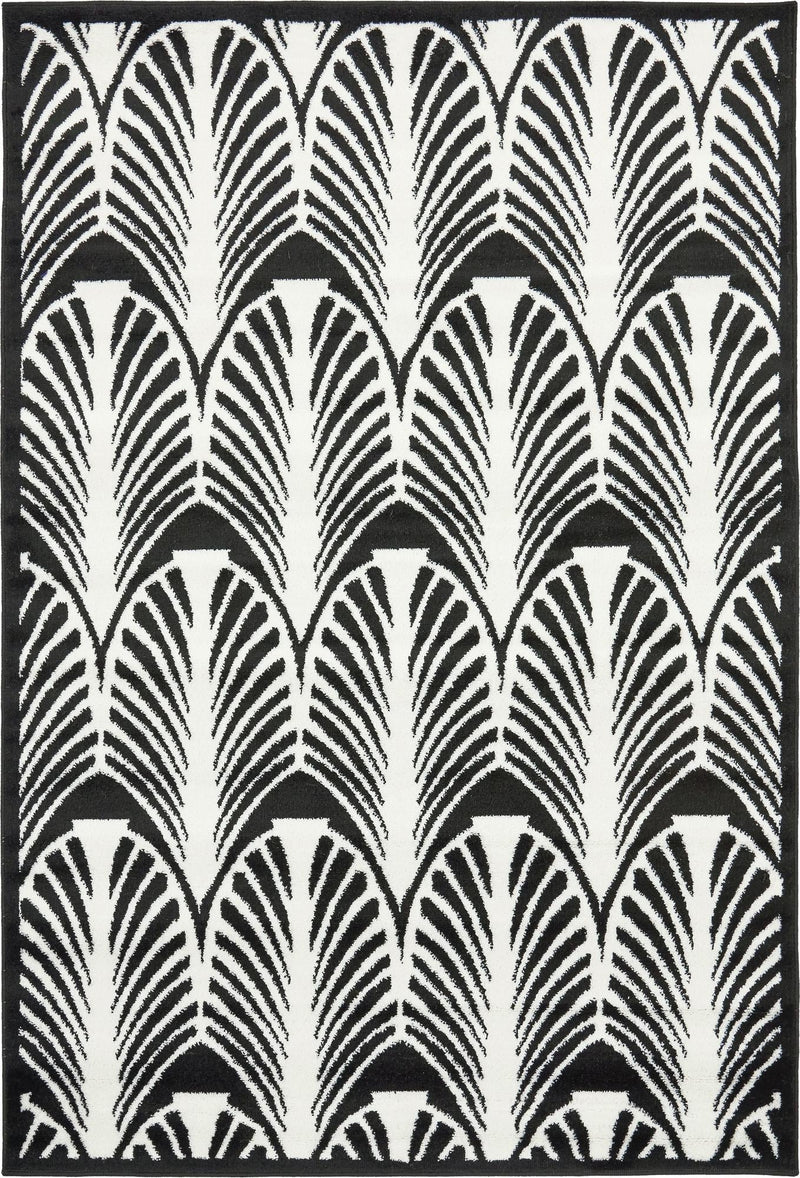 Urban Oasis Collection Area Rug -  Bronx Rectangle Black Main