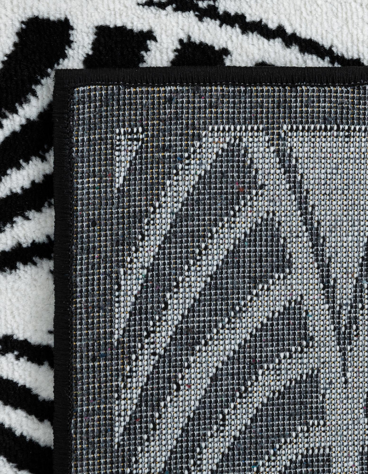 Urban Oasis Collection Area Rug -  Bronx Rectangle Black  lifestyle 8