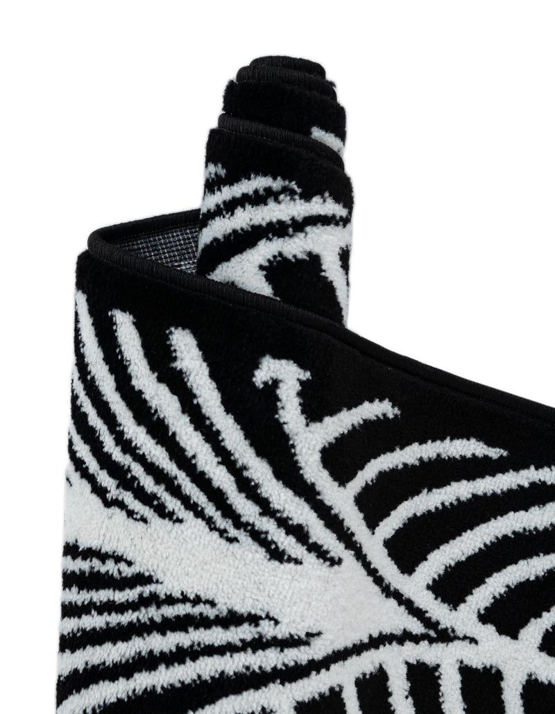 Urban Oasis Collection Area Rug -  Bronx Rectangle Black  lifestyle 10