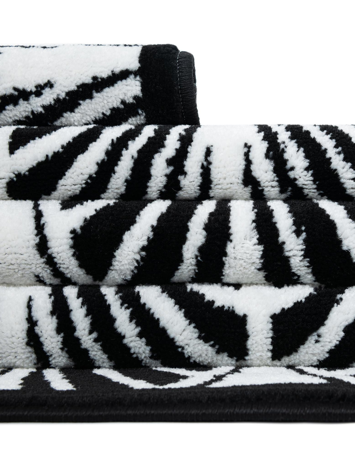 Urban Oasis Collection Area Rug -  Bronx Rectangle Black  lifestyle 13