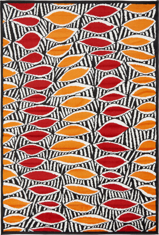 Urban Oasis Collection Area Rug -  Wallstreet Rectangle Black Main