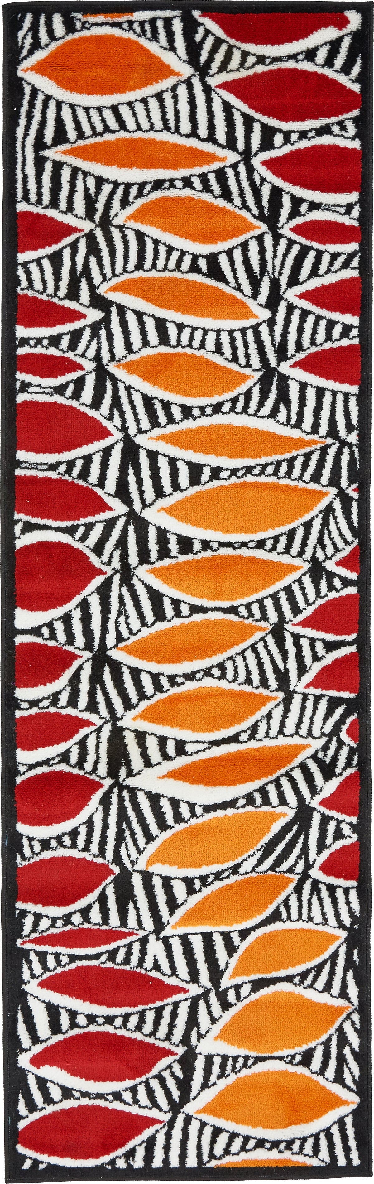 Urban Oasis Collection Area Rug -  Wallstreet Runner Black  lifestyle 2